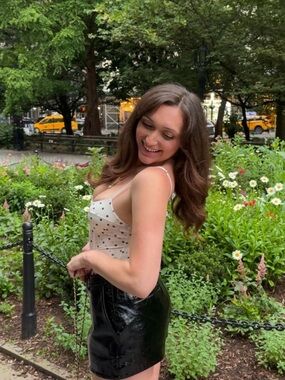 Free People Cream Polka Dot Bustier Bodysuit